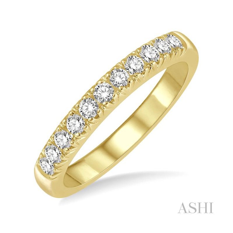 ASHI 11 Stone Diamond Wedding Band 33305PPFGYG