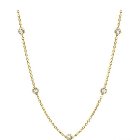Parkplace Jewelers Diamond Station Necklace 990A1PPFHNKYG
