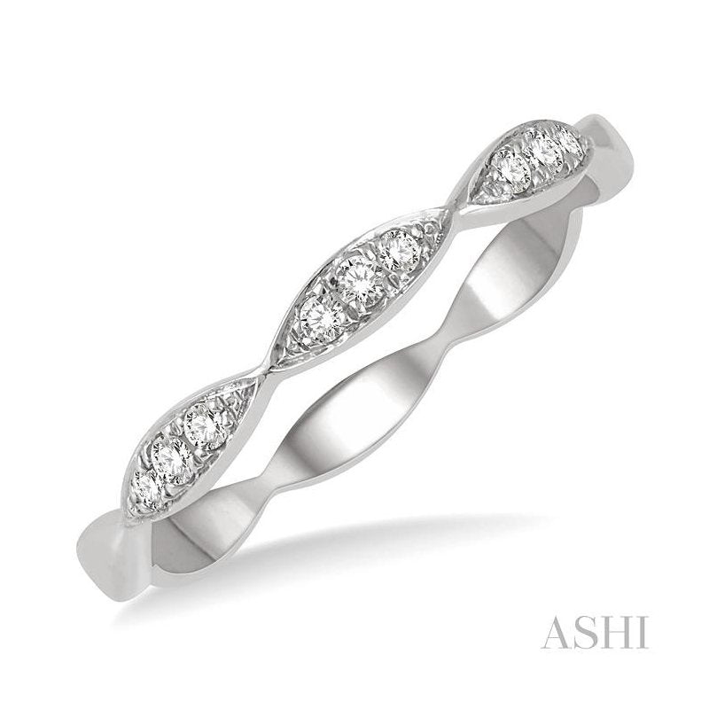 ASHI Stackable Diamond Wedding Band 34089PPFGWG