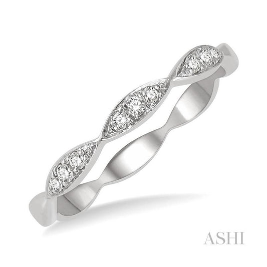ASHI Stackable Diamond Wedding Band 34089PPFGWG
