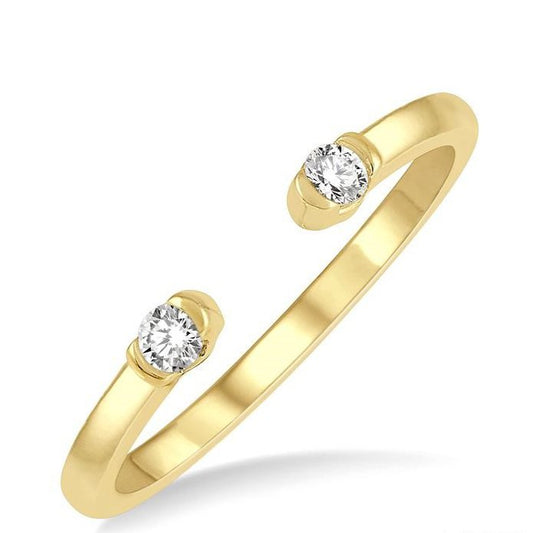 Parkplace Jewelers Stackable Petite Diamond Fashion Open Ring 388G8PPTGYG