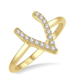Parkplace Jewelers Stackable Wishbone Petite Diamond Fashion Ring 385C8PPTSYG