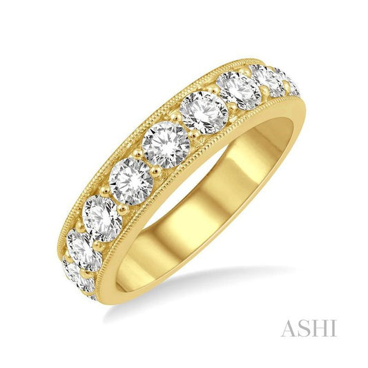 ASHI Diamond Wedding Band 33330PPFGYG-2.00