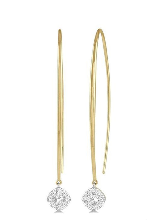 Parkplace Jewelers Cushion Shape Lovebright Essential Diamond Earrings 925A3PPFVERYW