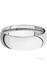 7 mm wide Domed Cobalt Chrome band.