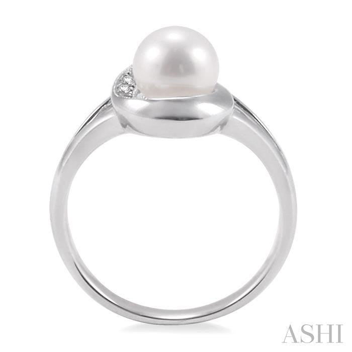 ASHI Pearl & Diamond Fashion Ring 55709PPFXWG