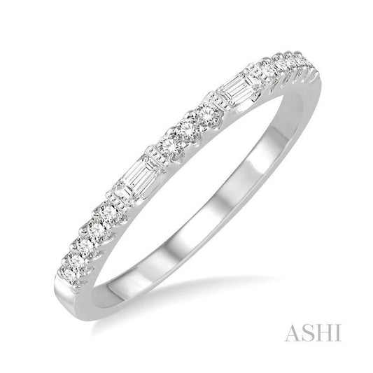 ASHI Stackable Baguette Diamond Fashion Band 31486PPFHWG