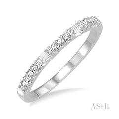ASHI Stackable Baguette Diamond Fashion Band 31486PPFHWG