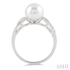 ASHI Pearl & Diamond Fashion Ring 55889PPFSWPWG