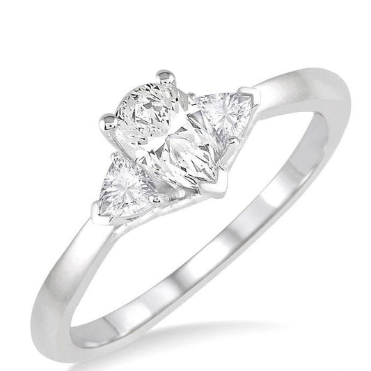 Parkplace Jewelers Pear Shape Diamond Engagement Ring 252L2PPFHWG-LE-PR
