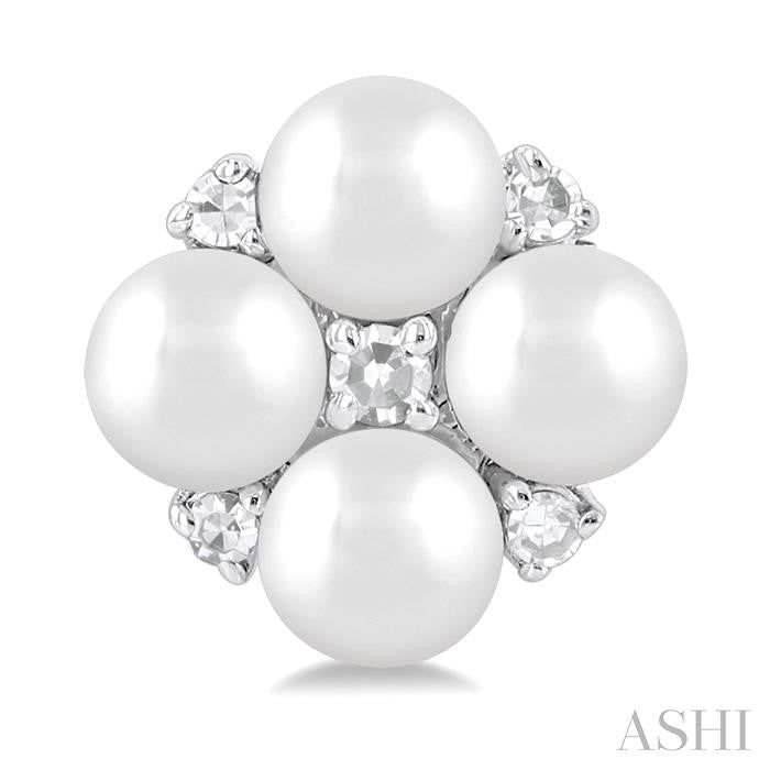 ASHI Pearl & Diamond Fashion Earrings 56399PPTGERWPWG