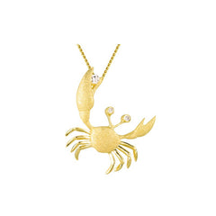 Denny Wong Designs Two Tone Crab Pendant UPC-22D4