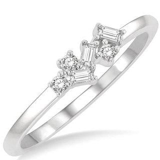 Parkplace Jewelers Scatter Petite Baguette Diamond Fashion Ring 389J8PPFHWG