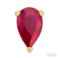 ASHI Pear Shape Gemstone Stud Earrings 58909PPF@ERRBYG-PR