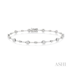 ASHI Lovebright Diamond Bar Bracelet 70281PPFGWG