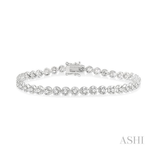 ASHI Illusion Diamond Tennis Bracelet 70253PPTGWG