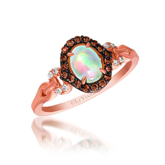 Le Vian 14K Strawberry Gold® Neopolitan Opal™ 3/8 cts. Ring SVCM 29