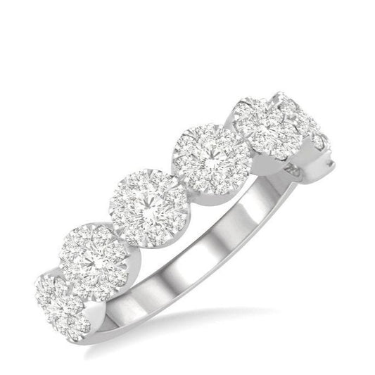 Parkplace Jewelers Round Shape 7 Stone Lovebright Essential Diamond Wedding Band 152D2PPFGWG