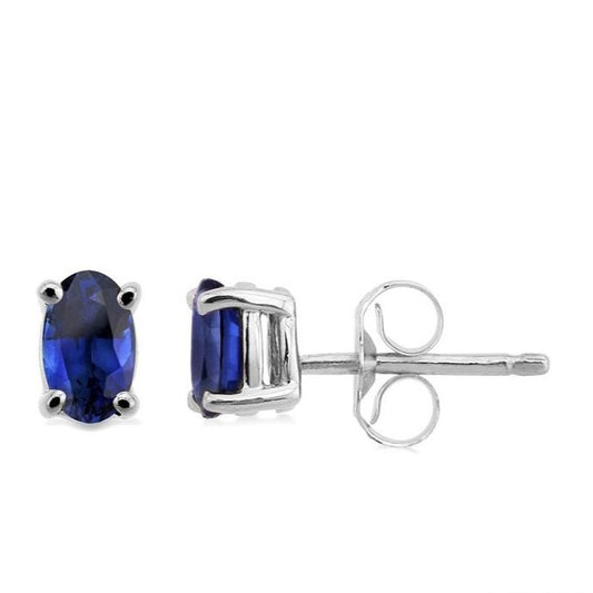 Parkplace Jewelers Oval Shape Gemstone Stud Earrings 57129PPF@ERSPWG
