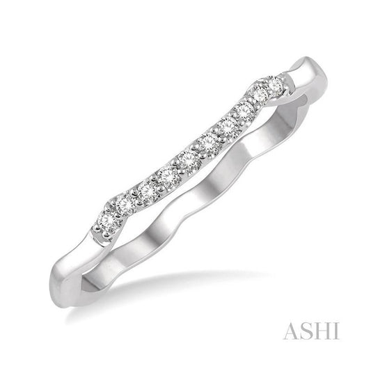 ASHI Diamond Wedding Band 263J8PPFHWG-WB