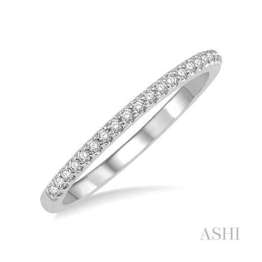 ASHI Diamond Wedding Band 242G9PPFHWG-WB