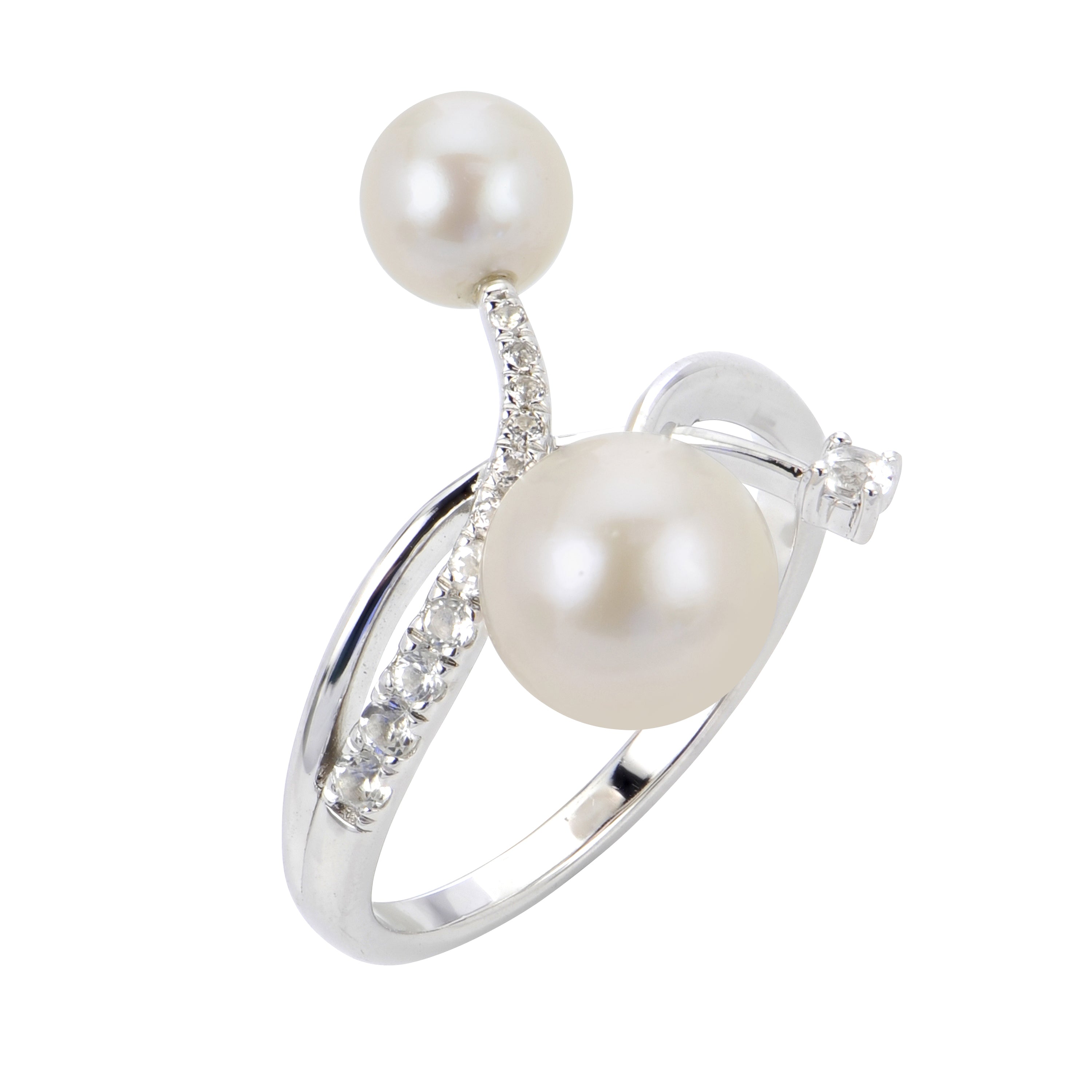 Imperial Partners Sterling Silver Freshwater Pearl Ring 612190/FW-7