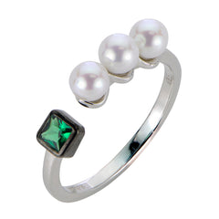 Imperial Partners Sterling Silver Freshwater Pearl Ring 612569/FWAA-7