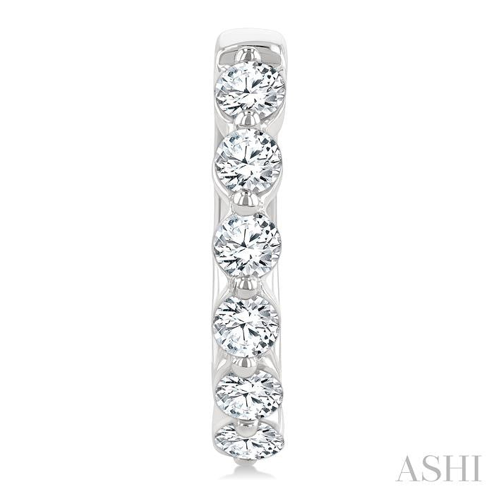 ASHI Diamond Hoop Earrings 620H1PPFGERWG