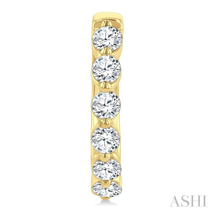 ASHI Diamond Hoop Earrings 620H1PPFGERYG