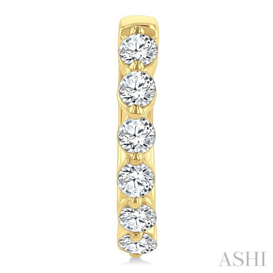 ASHI Diamond Hoop Earrings 620H1PPFGERYG