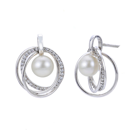 Parkplace Pearls Sterling Silver Freshwater Pearl Earring 621236/FW