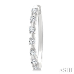 ASHI Floating Diamond Fashion Hoop Earrings 621H6PPTGERWG