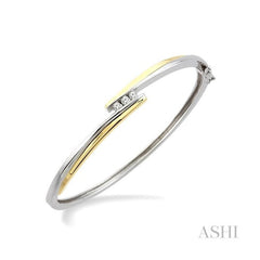 ASHI 3 Stone Channel Set Diamond Bangle 79688PPTN