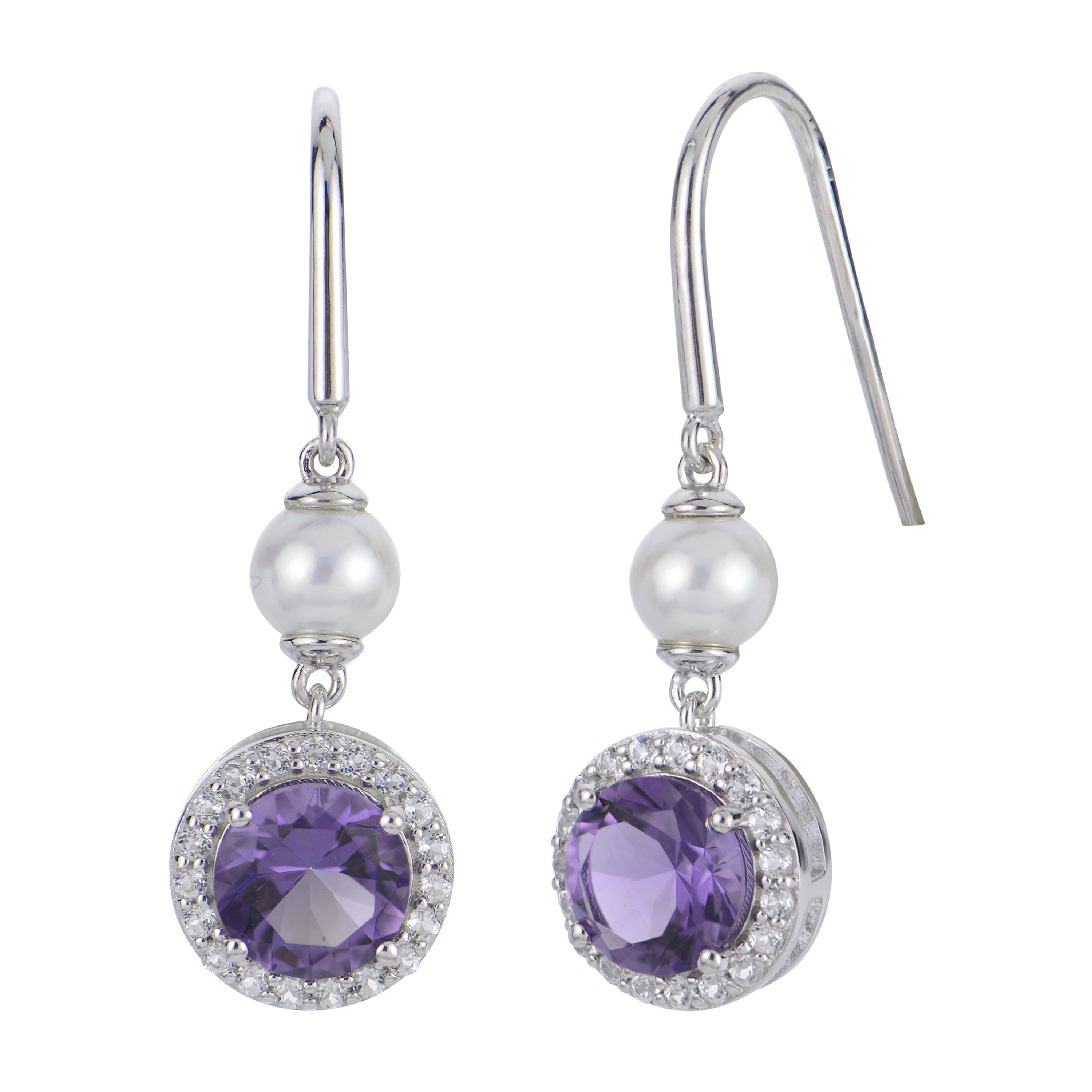Parkplace Pearls Sterling Silver Freshwater Pearl Earring 622948/AM-AA
