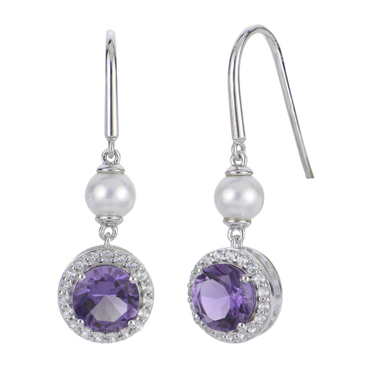 Parkplace Pearls Sterling Silver Freshwater Pearl Earring 622948/AM-AA