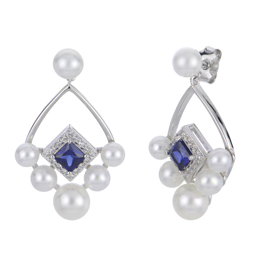 Parkplace Pearls Sterling Silver Freshwater Pearl Earring 622963/CBS-AA