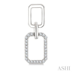 ASHI Rectangular Shape Diamond Fashion Earrings 622J5PPTGERWG-RCT