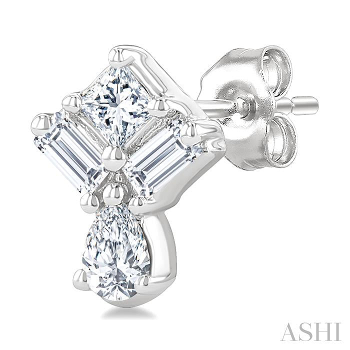 ASHI Mixed Shape Diamond Fashion Earrings 623J5PPFGERWG