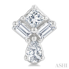 ASHI Mixed Shape Diamond Fashion Earrings 623J5PPFGERWG