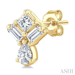 ASHI Mixed Shape Diamond Fashion Earrings 623J5PPFGERYG
