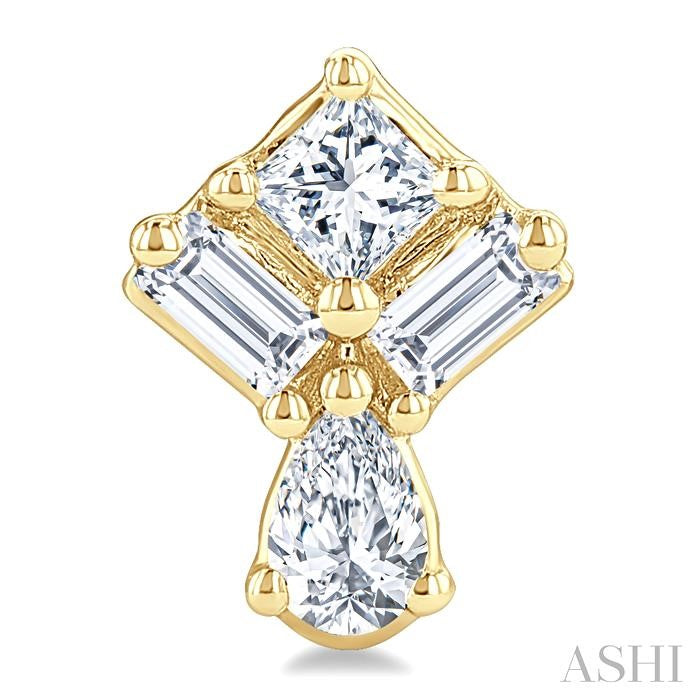ASHI Mixed Shape Diamond Fashion Earrings 623J5PPFGERYG
