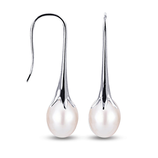 Parkplace Pearls Sterling Silver Freshwater Pearl Earring 624118