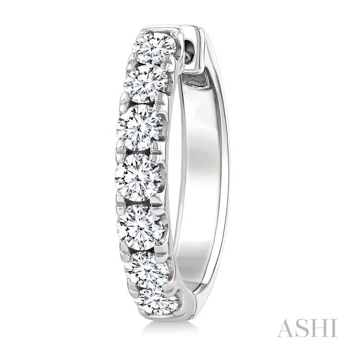 ASHI Diamond Fashion Hoop Earrings 624H0PPFGERWG-1.5