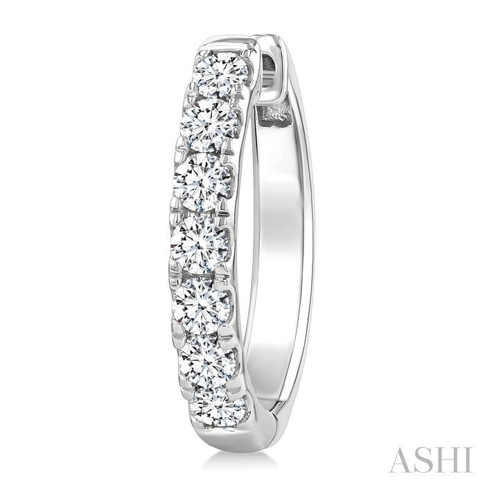 ASHI Diamond Fashion Hoop Earrings 624H0PPFGERWG-2.0
