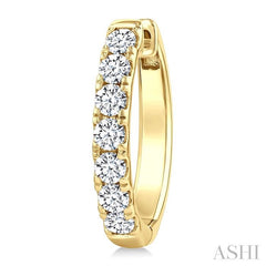 ASHI Diamond Fashion Hoop Earrings 624H0PPFGERYG-2.0