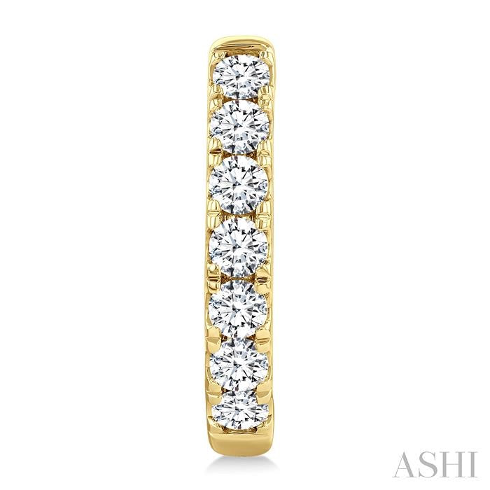 ASHI Diamond Fashion Hoop Earrings 624H0PPFGERYG-2.0