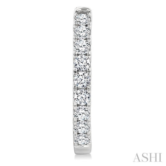 ASHI Diamond Fashion Hoop Earrings 624H1PPFGERWG