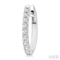 ASHI Diamond Fashion Hoop Earrings 624H3PPFGERWG