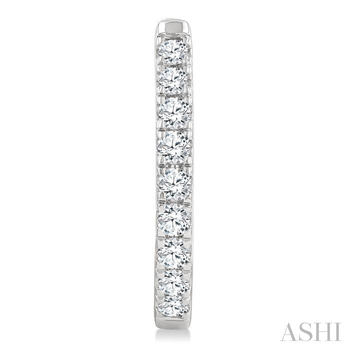 ASHI Diamond Fashion Hoop Earrings 624H3PPFGERWG