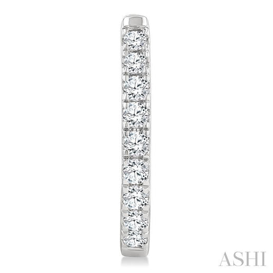 ASHI Diamond Fashion Hoop Earrings 624H3PPFGERWG